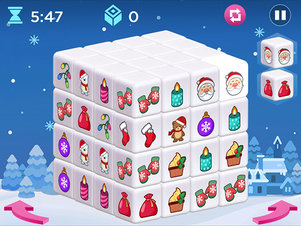 Holiday Mahjong Dimensions - Screenshot